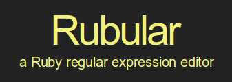 Rubular regexp